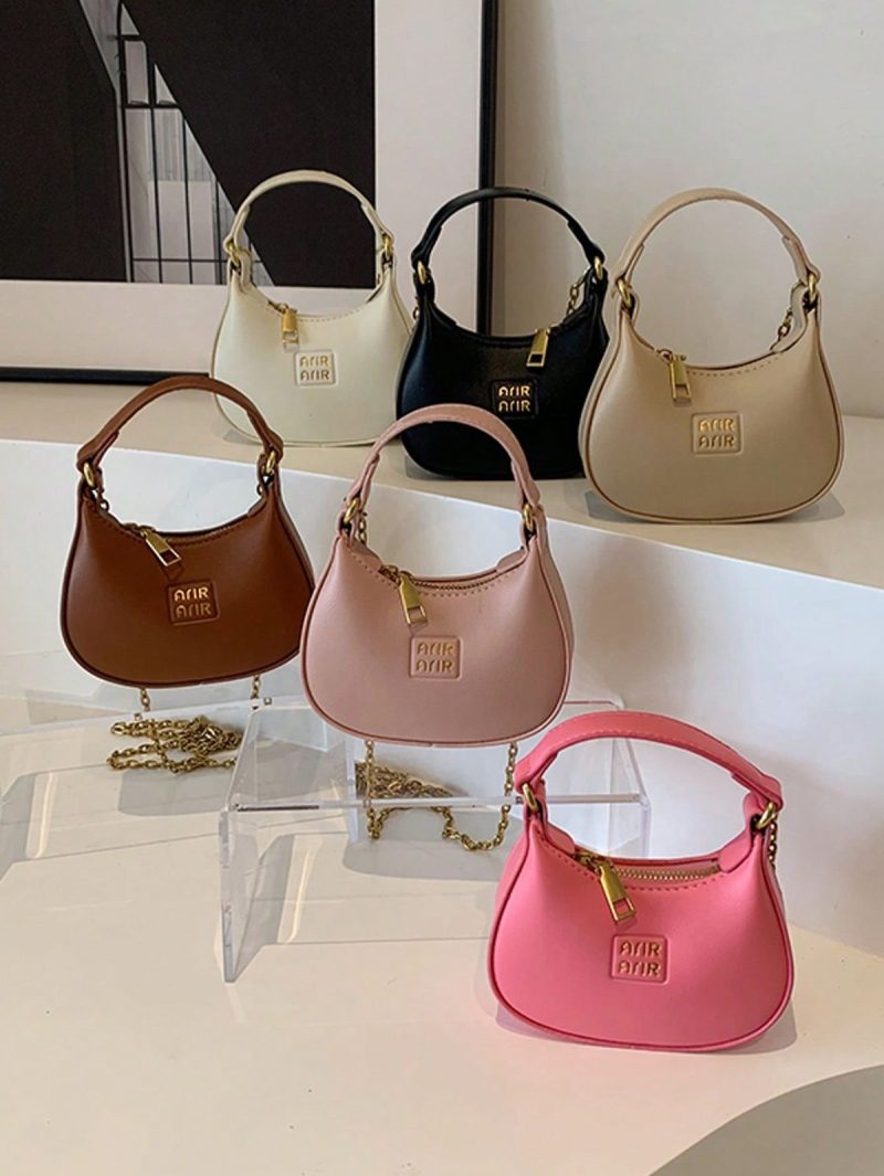 A collection of women's handbags.