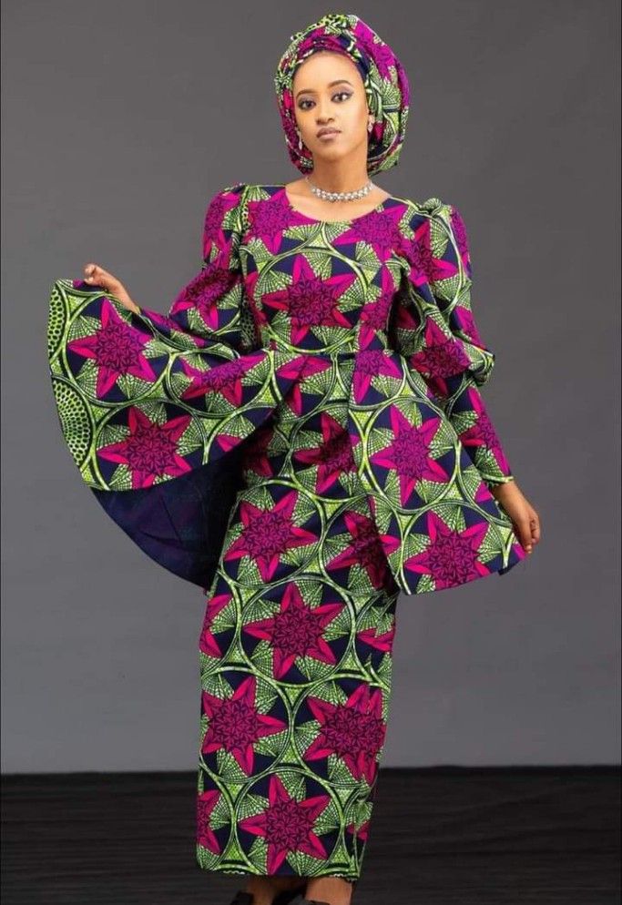 Ankara Tiered Gowns (Layers of Culture & Beauty)