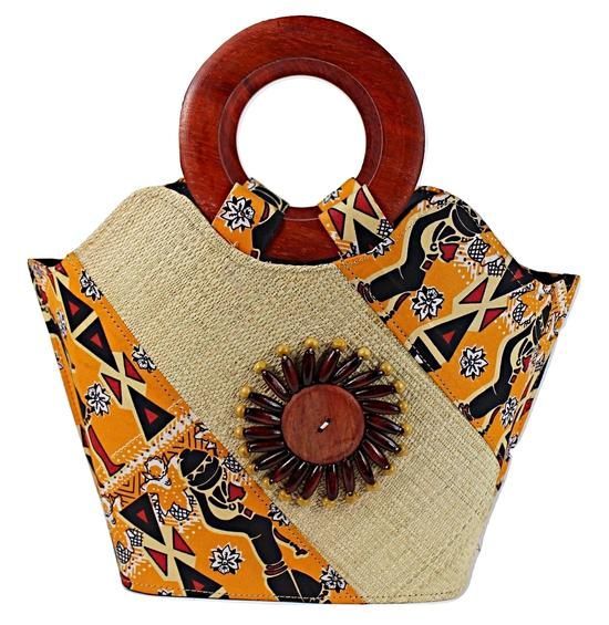  A picture of an Artisanal African bag showcasing handcrafted leather construction and refined detailing.