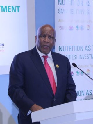 King Letsie III of Lesotho, African royal championing the African Leaders for Nutrition initiative to end childhood hunger