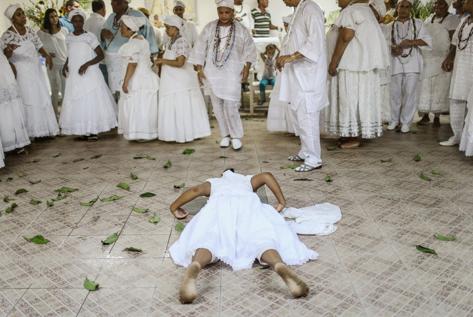 The Candomblé ceremony represents Afro-Brazilian spiritual traditions and has gained cultural recognition.