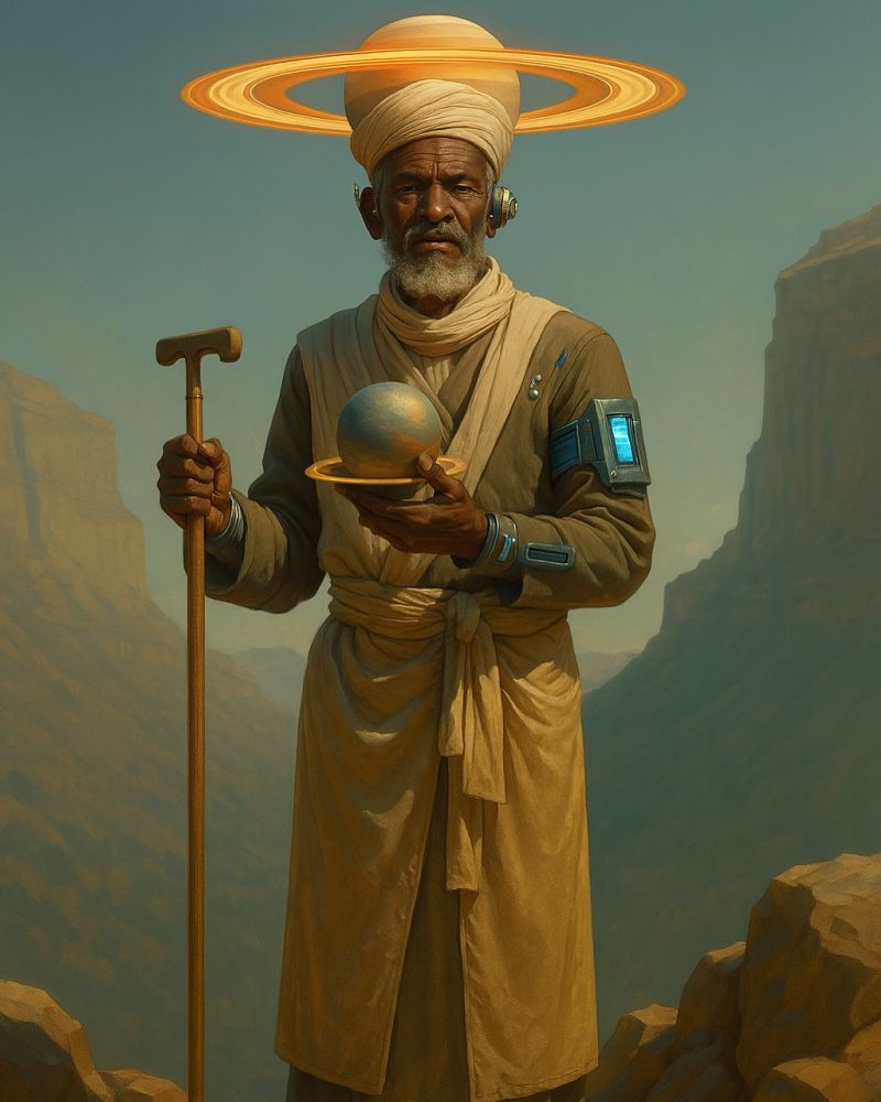 A digital art made by Fanuel Leul using AI