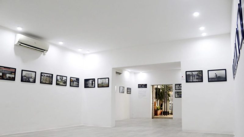 Gallery space displaying contemporary Nigerian artworks,