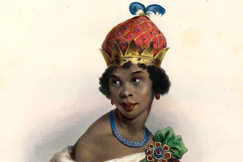 Portrait depiction of Queen Njinga of the Kingdom of Angola