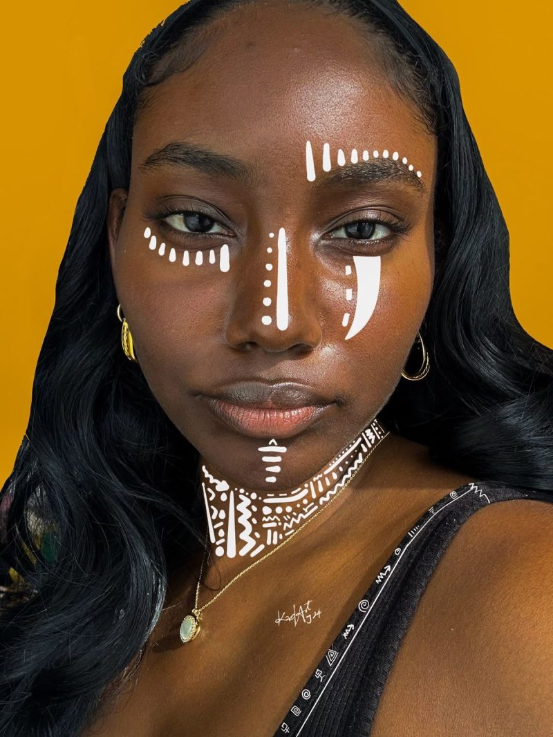 How African Tribal Makeup Shapes Haute Beauty