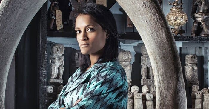 Namsa Leuba, a Swiss-Guinean photographer exploring African identity through surreal fashion imagery, exhibited internationally