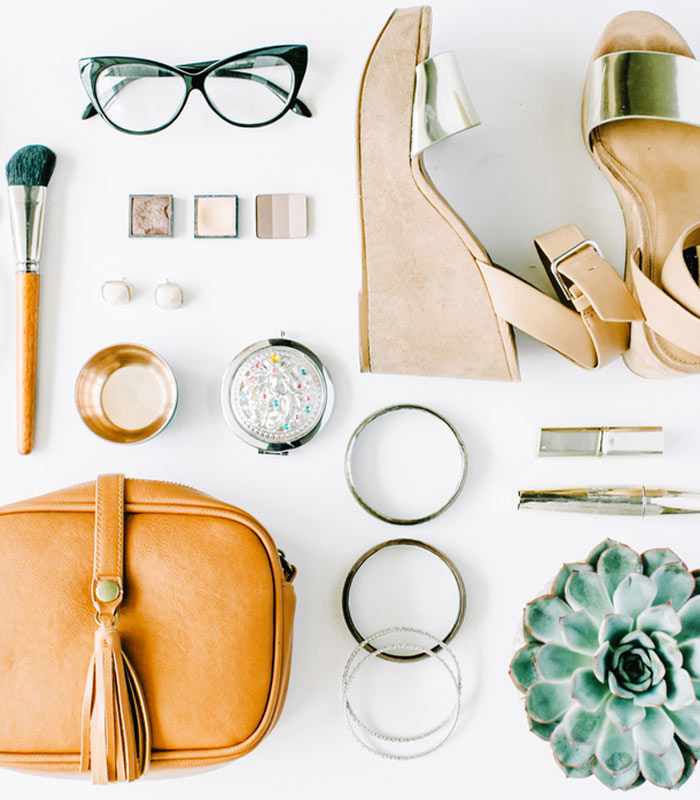 A picture of some jewellery, illustrating accessories that transform an outfit.