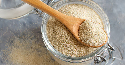 A picture of fonio, a rice Superfood for energy.