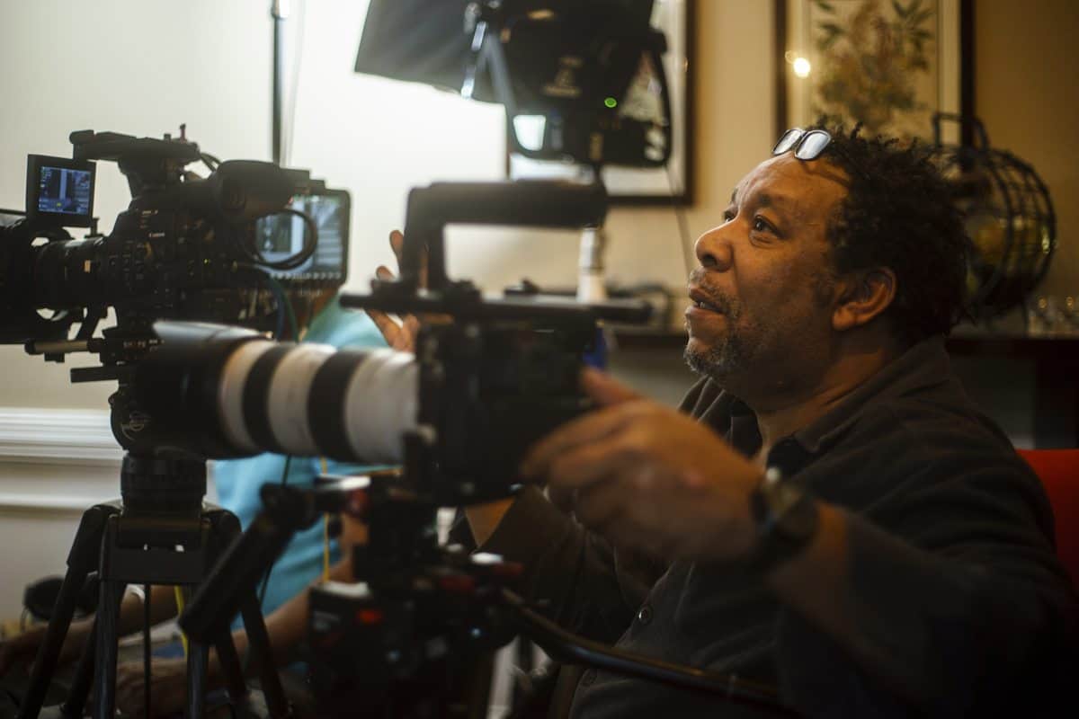Henry Adebonojo, documentary cinematographer capturing Black artists with cultural consciousness in Black Art: In the Absence of Light