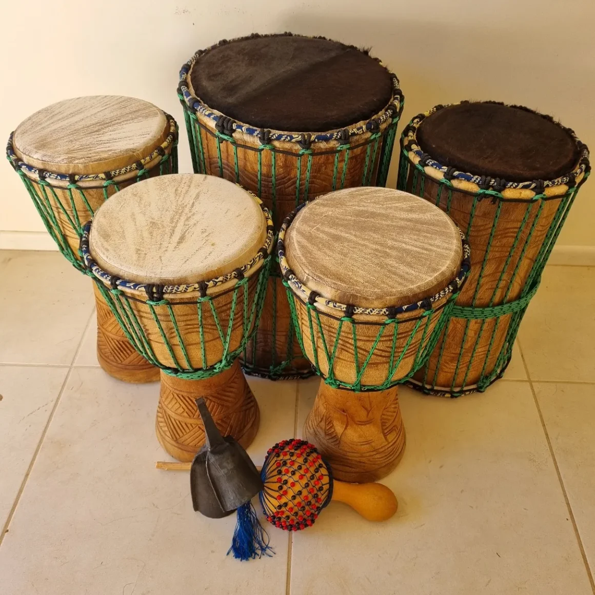 A picture of drums that preserve memories.