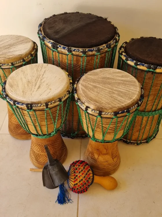 A picture of drums that preserve memories.