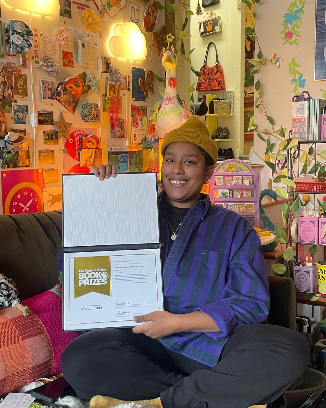 Robyn Smith, illustrator of the LA Times Book Prize winner Wash Day Diaries