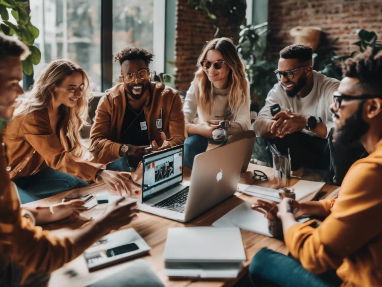 A picture showing how real influence brings people together.
