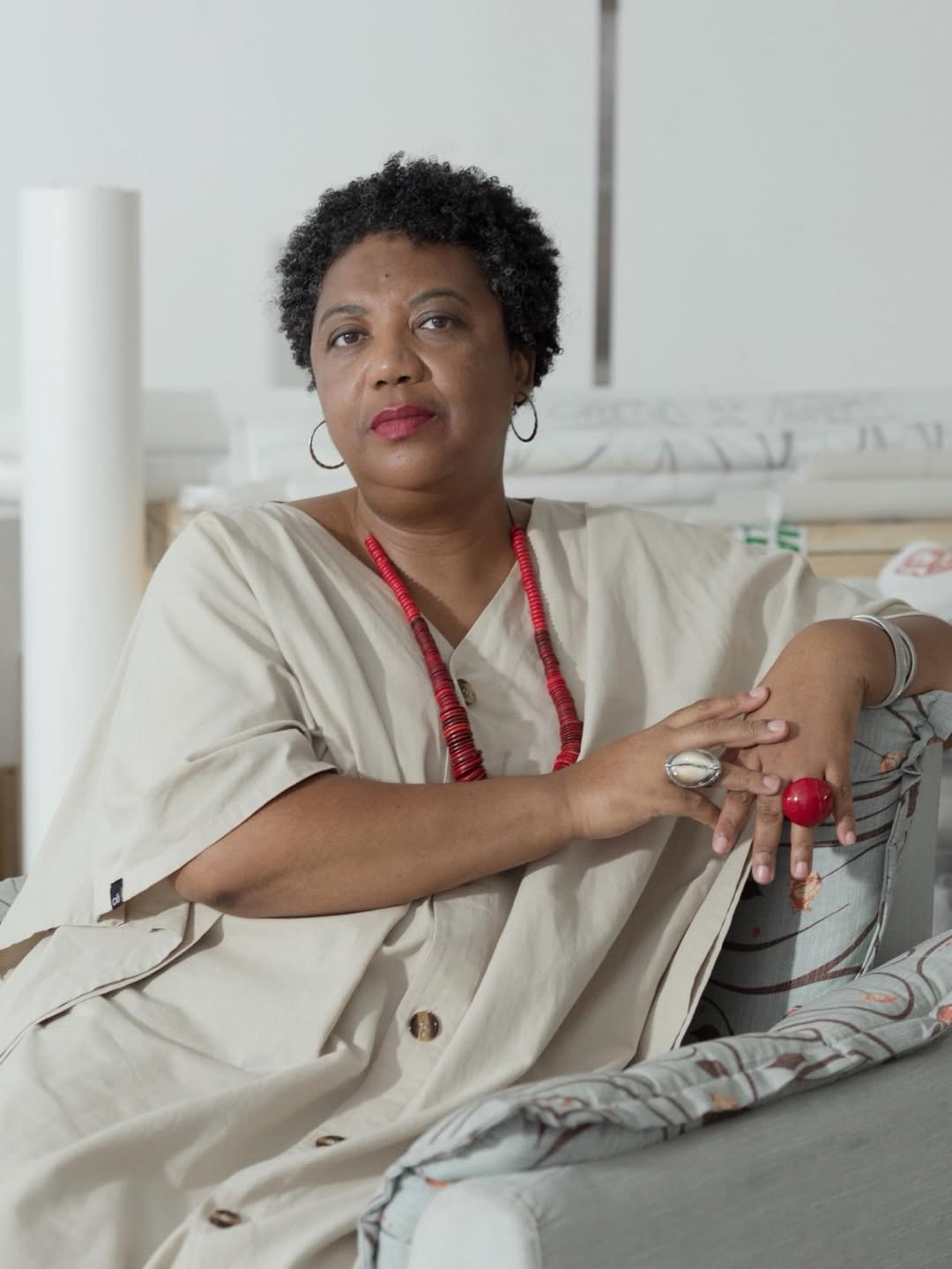 Rosana Paulino, Brazilian artist addressing Afro-Brazilian identity through mixed-media work
