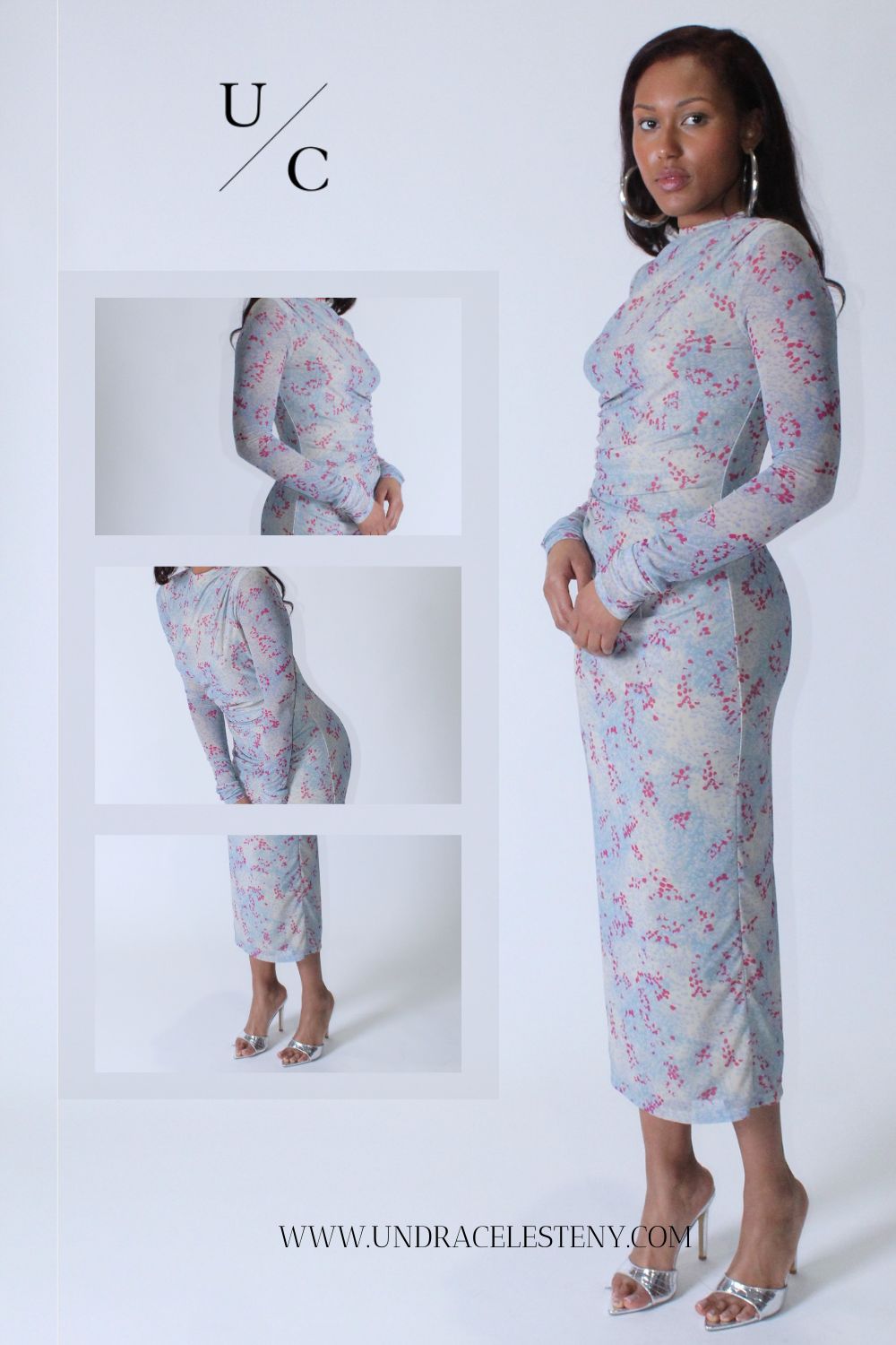 A double ruched mess dress by Undra Celeste.