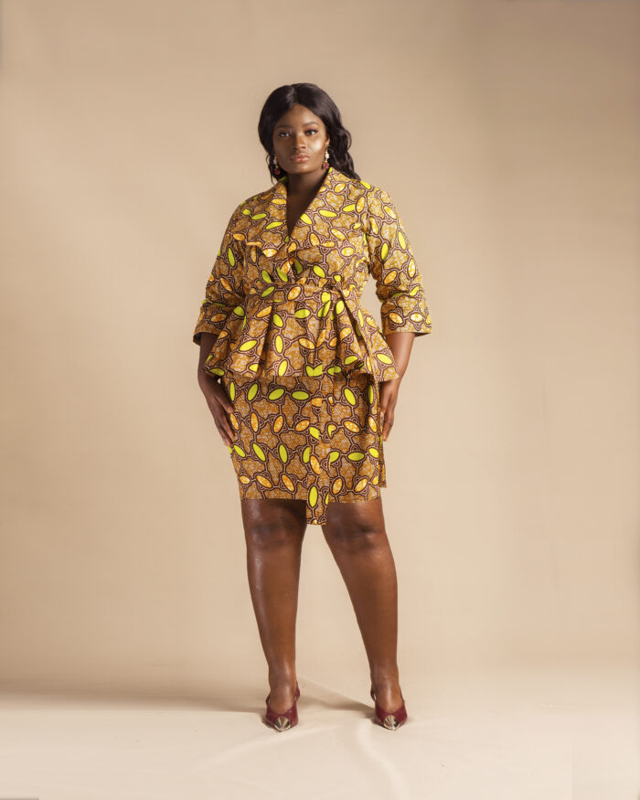 The Ankara Skirt Suit