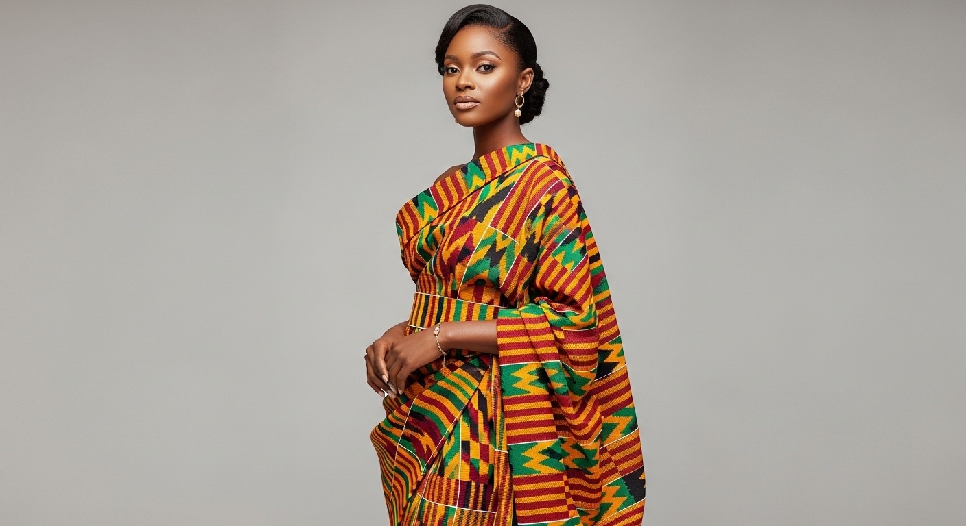 The Adanudo Gown (The Storytelling Cloth)