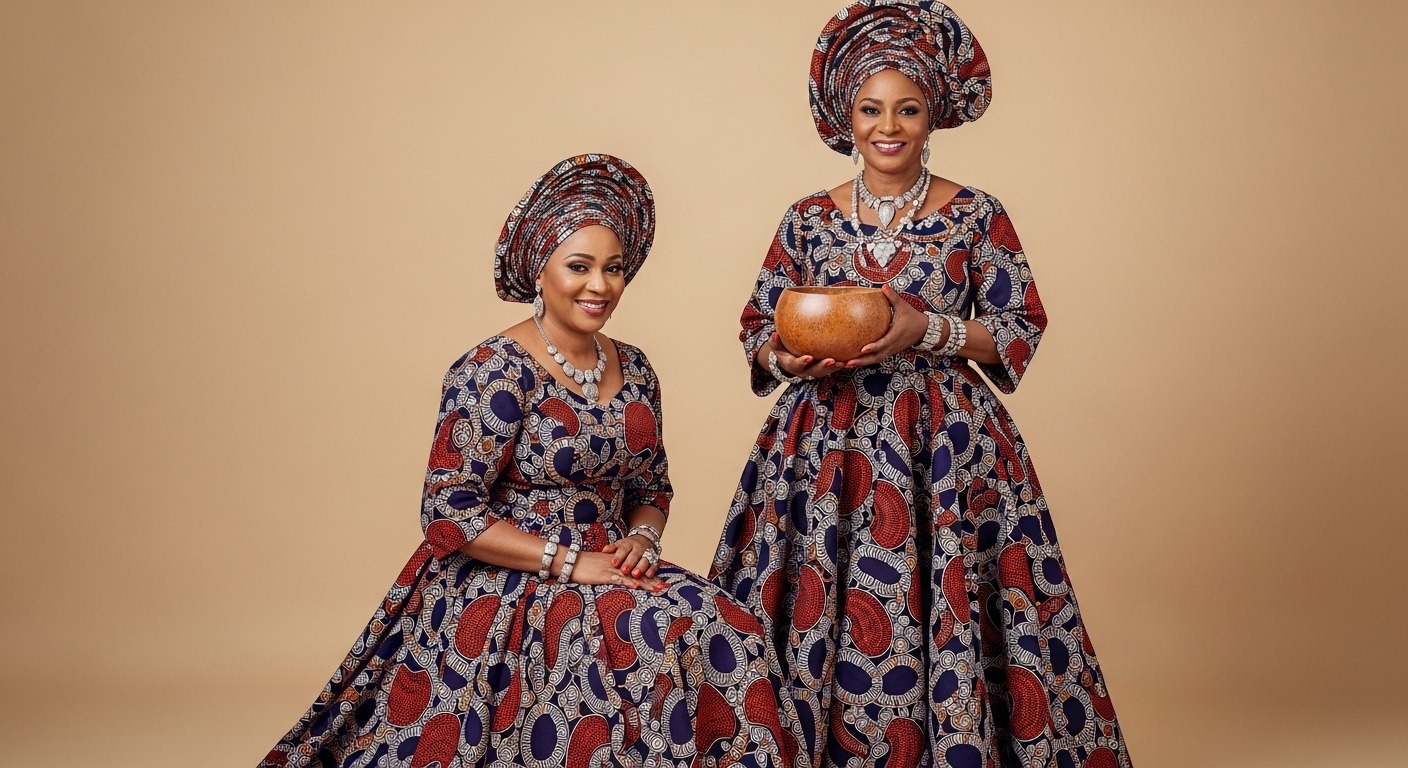 The Kpargu Gown: Royal Weight in Every Thread