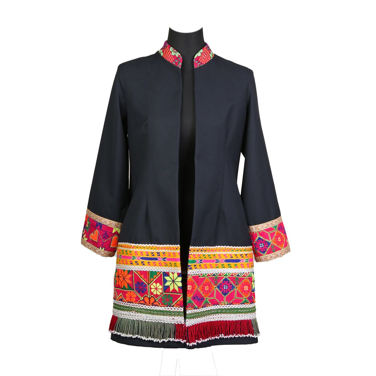 An image of a high-end coat, representing the visionary fusion of heritage and modern luxury.