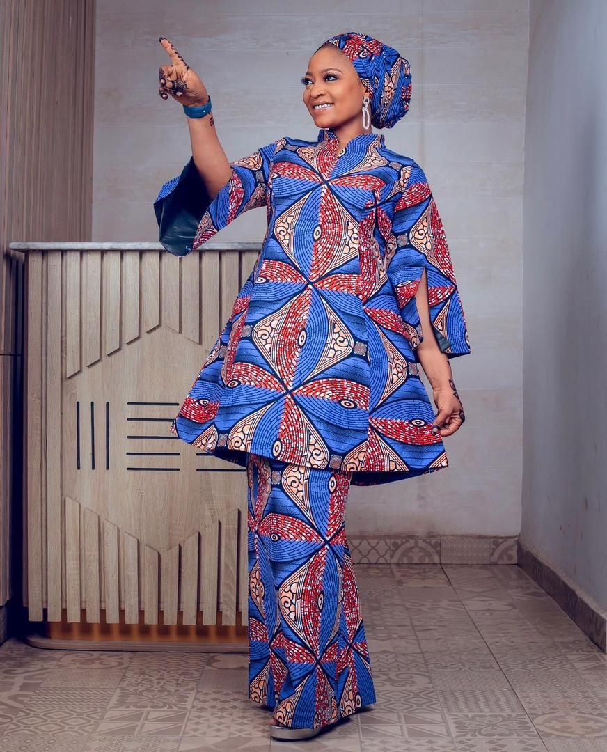 The Embroidered Ankara Kaftan
