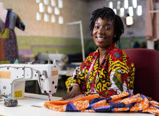 A picture of 3 women wearing traditional clothing, showing cultural appreciation.