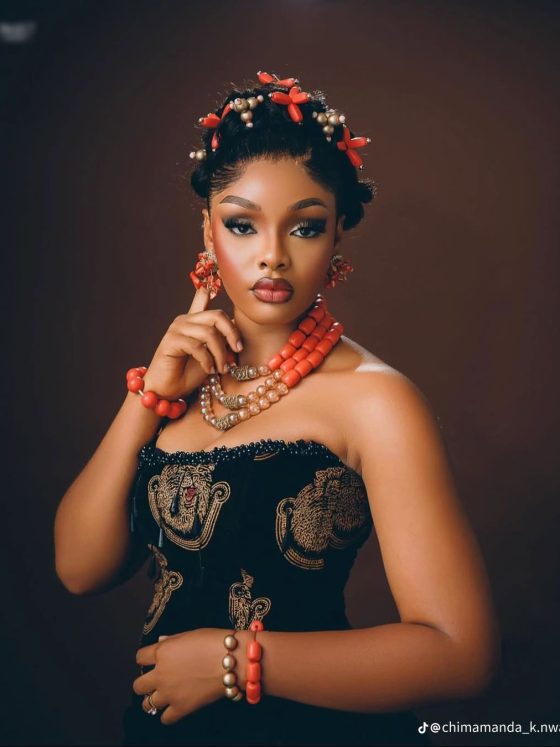 Five Ways Igbo Women Wear Isi-Agu and What Each One Declares