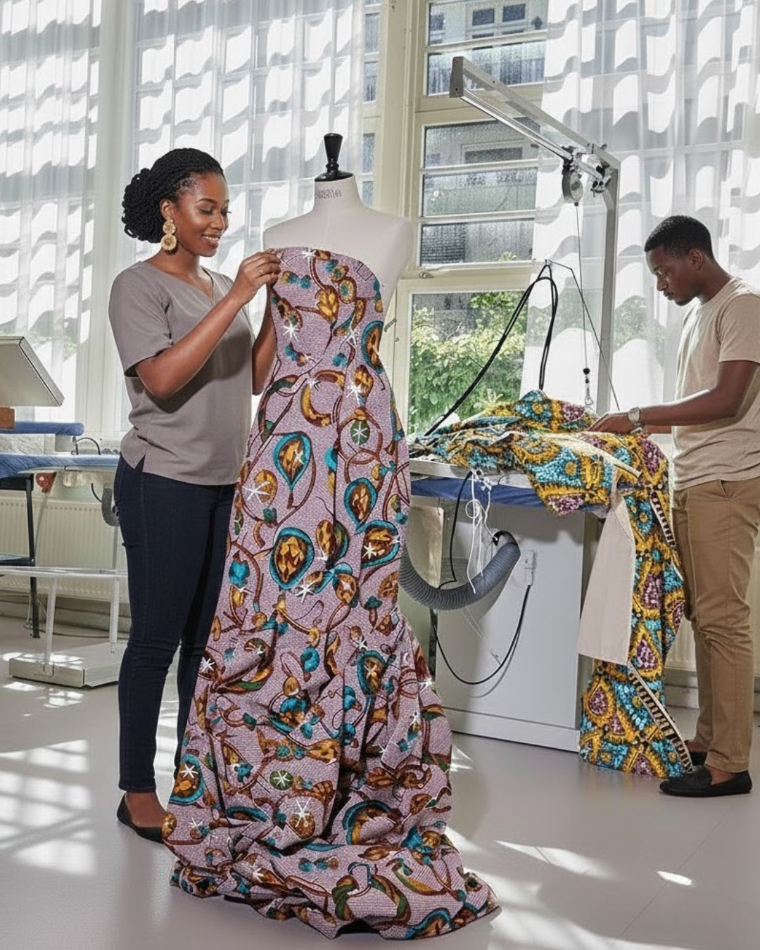 Beninese designers using traditional textiles in modern fashion