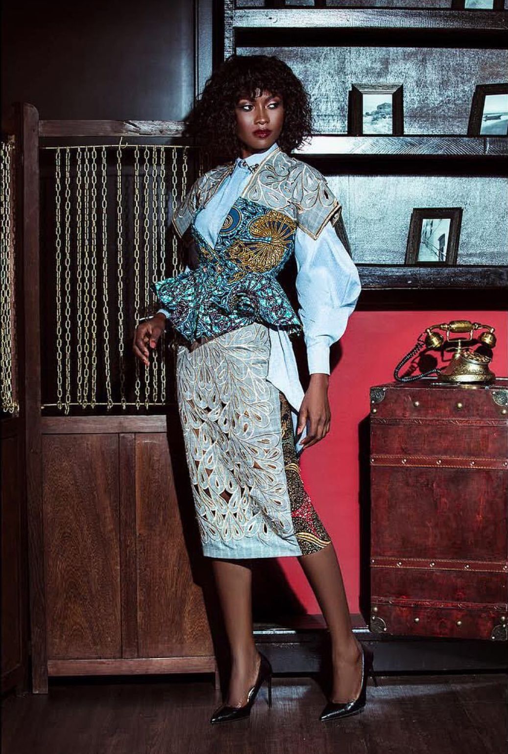 An image of a lady dressed in Christie Brown, a brand by one of Ghanaian fashion designers shaping Africa's global fashion narrative
