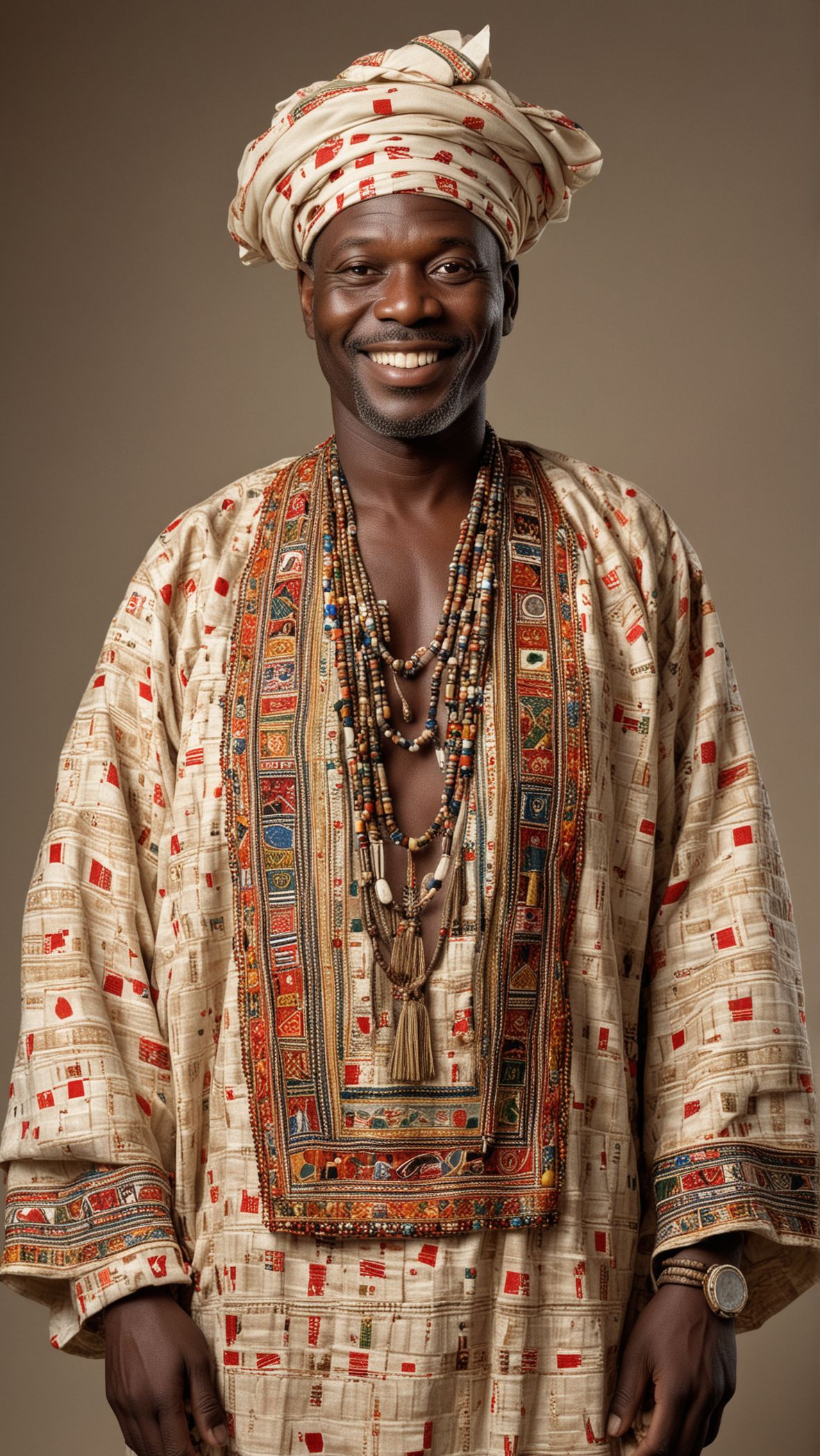 Traditional clothing in the Benin Republic, showing ceremonial garments and royal cultural identity