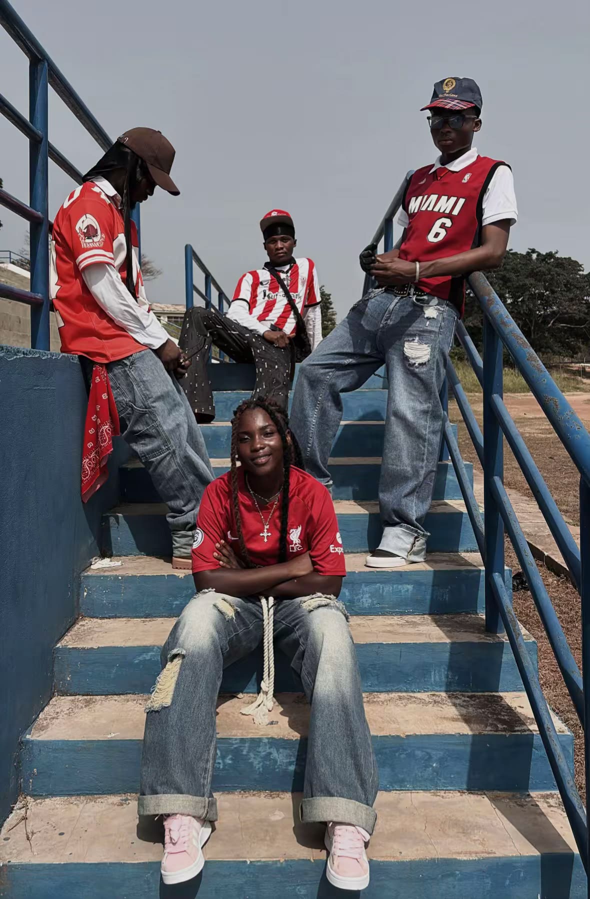 Contemporary youth fashion and street style in Lomé