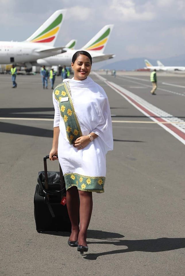 Shewa Amhara Menen Dress from Addis Ababa.