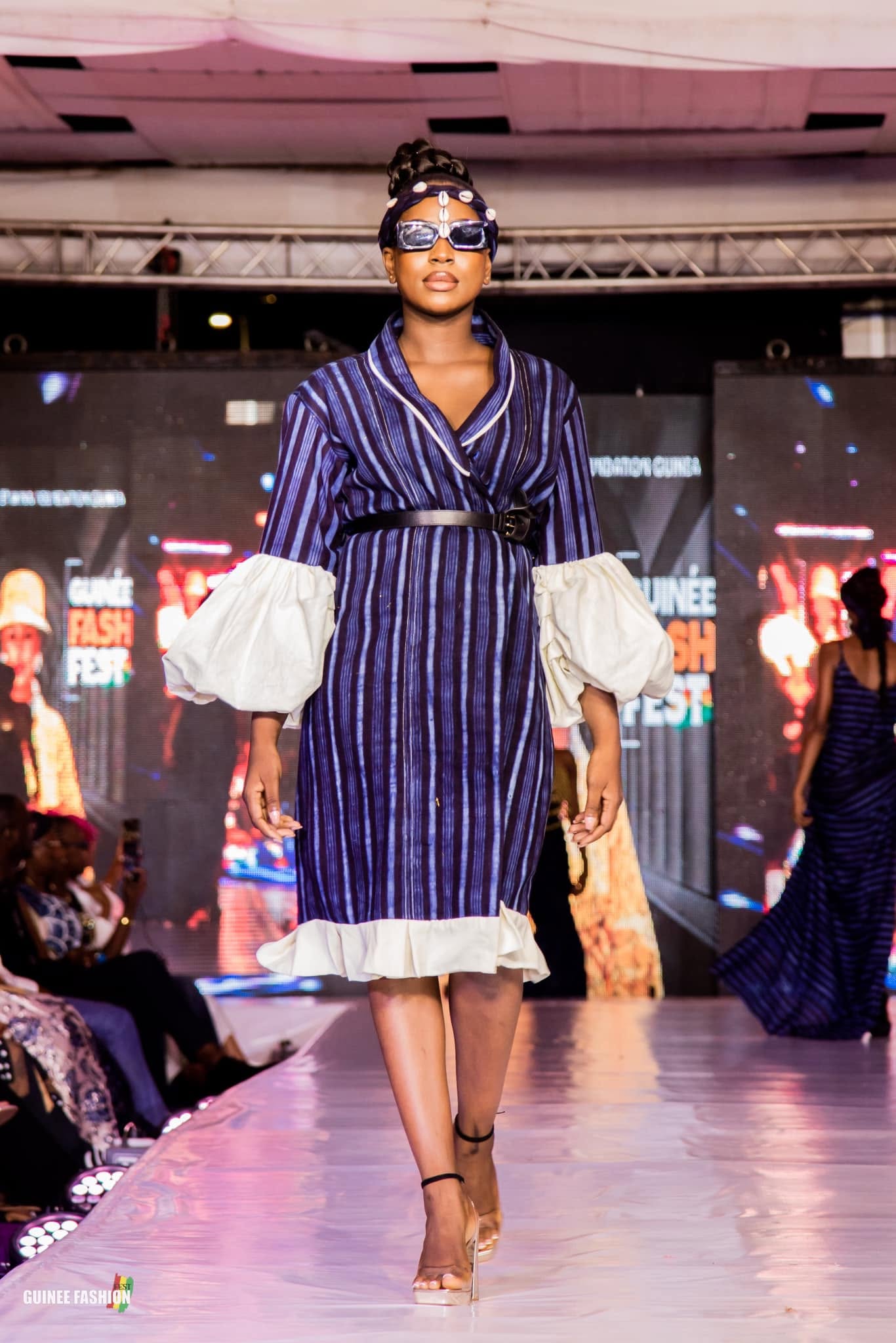 An image showing a model during the Guinée Fashion Fest