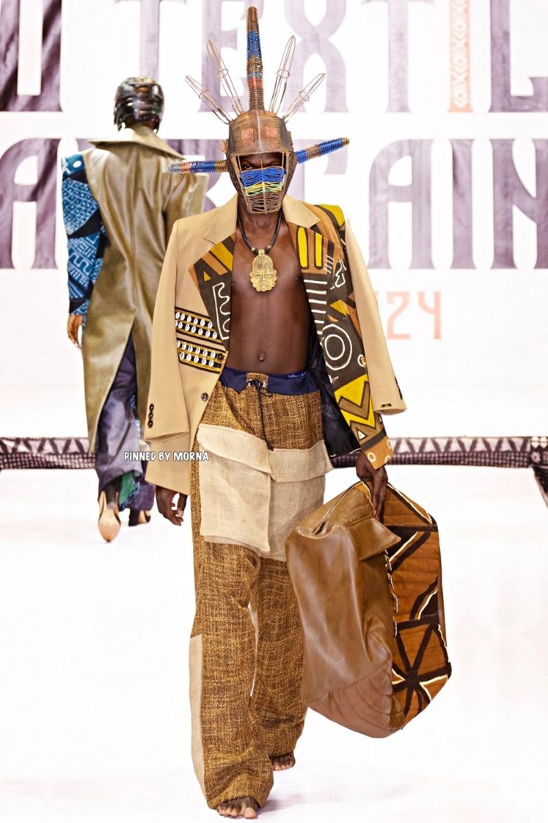 Young designers showcasing sustainable fashion from Burkina Faso in Ouagadougou.
