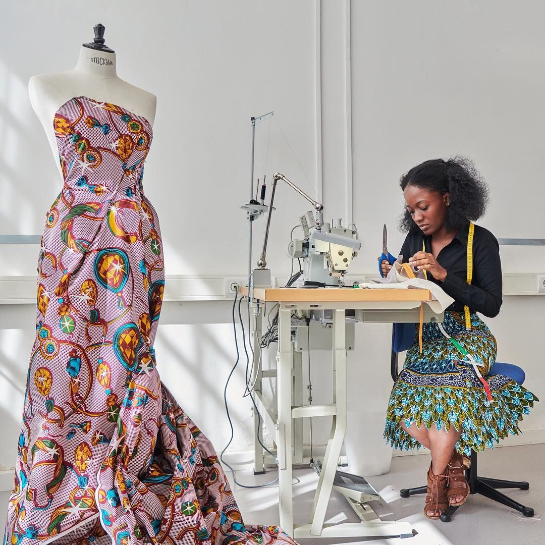 
Fashion editor overlooking London African fashion locations and brand network.
