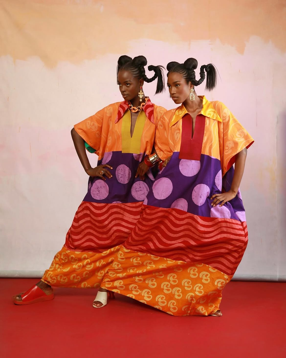 An image showing models wearing a piece from Kai Collective
