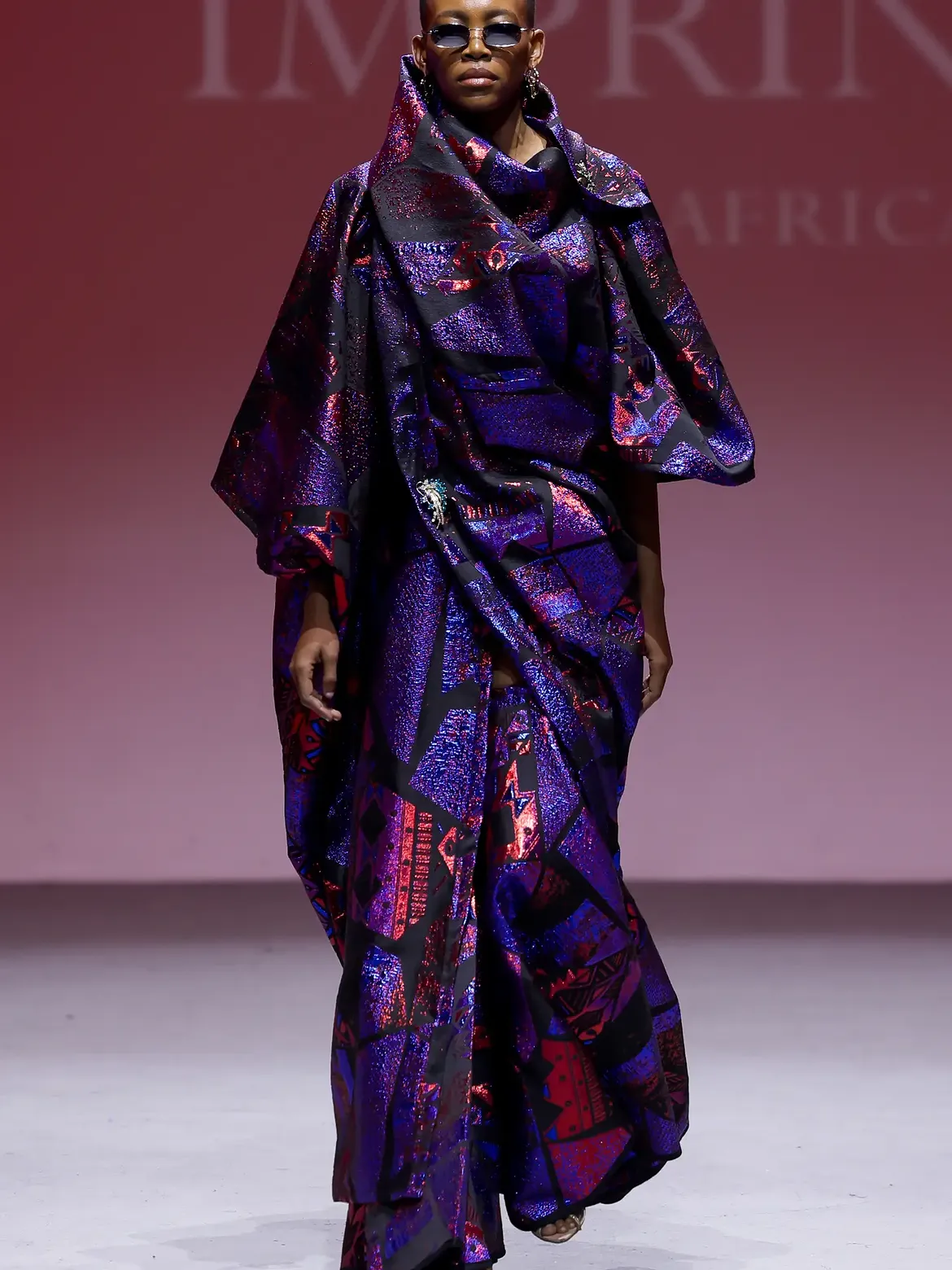A model wearing a piece from Imagine during the SA Menswear week
