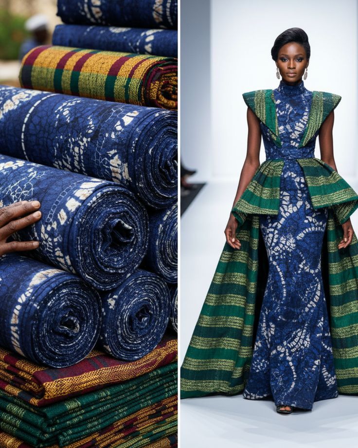 Raw African cotton beside a finished garment, illustrating the textile value-chain imbalance.