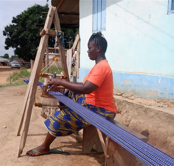 Liberian Country-Cloth Weaving Cooperative in Kolahun