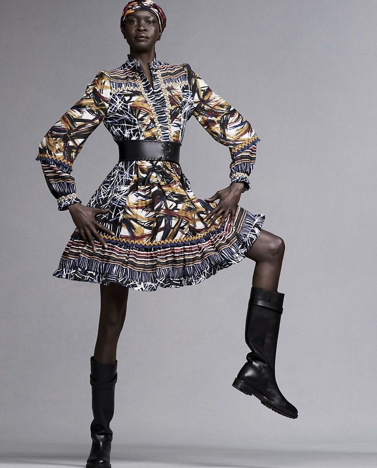 Alek Wek Redrew the Frame