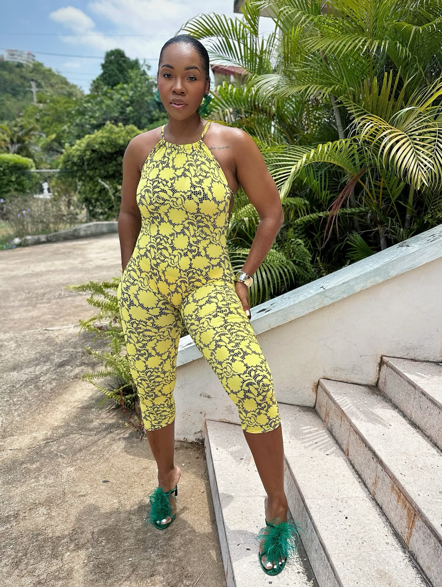 Errice Alicia Anderson’s OCTAVIA Capri Set: Within Jamaica Love